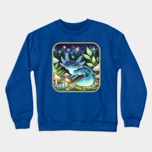 Axolotl Art #3 | Axolotl Lover Crewneck Sweatshirt